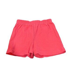 VTG Kids Girls 3T Pink Ribbed Comfy Flowy Shorts Casual Summer Wear Playtime